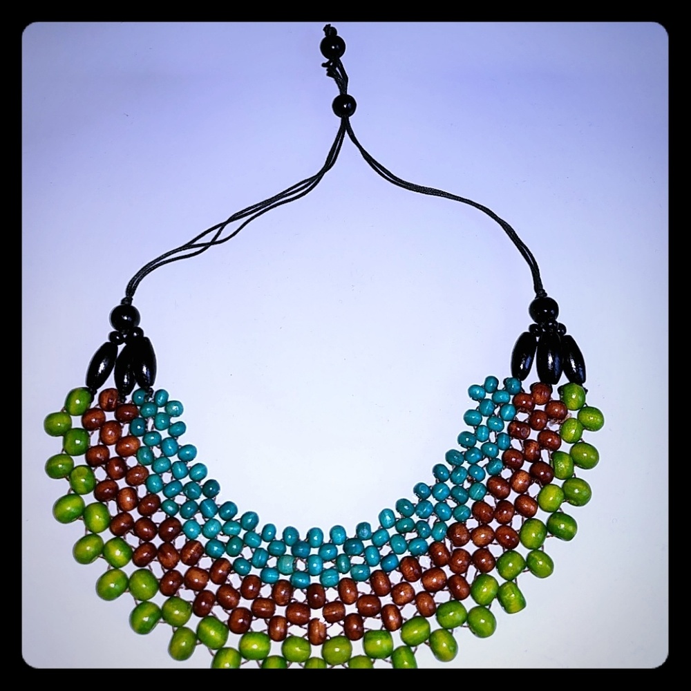Wooden Bead Necklace